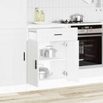 Kitchen Base Cabinet Porto White Engineered Wood
