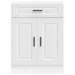 Kitchen Base Cabinet Porto White Engineered Wood