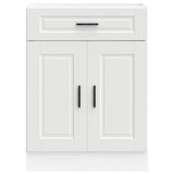 Kitchen Base Cabinet?Porto White Engineered Wood - Top-Down View