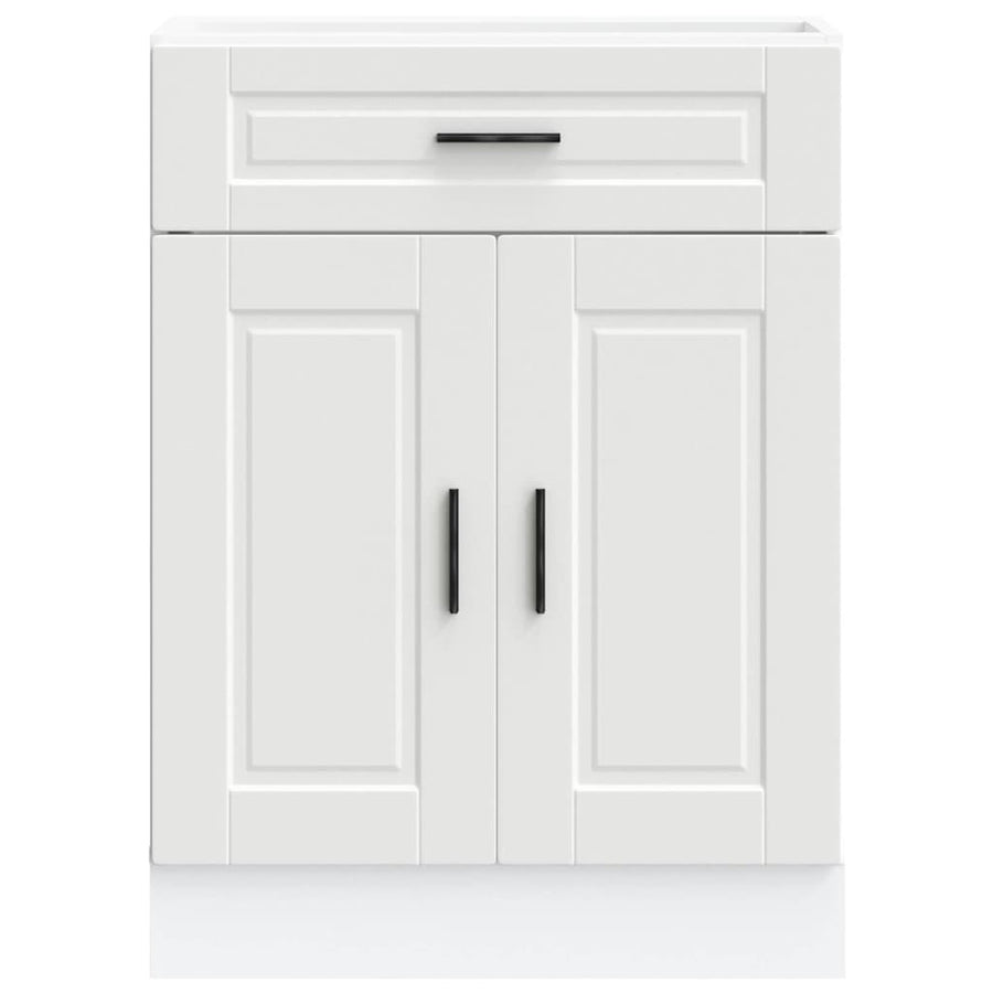 Kitchen Base Cabinet Porto White Engineered Wood