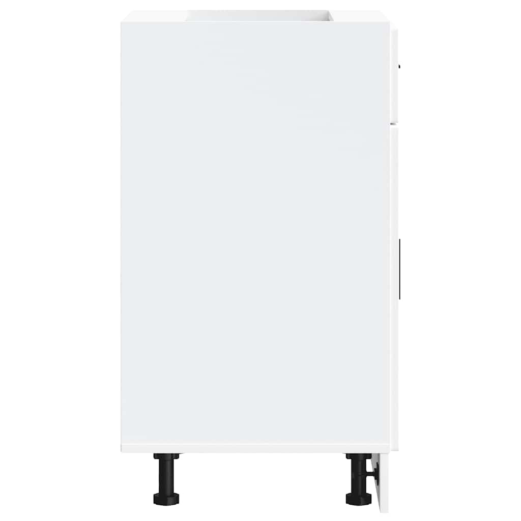 Kitchen Base Cabinet?Porto White Engineered Wood