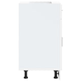 Kitchen Base Cabinet?Porto White Engineered Wood - Rear View