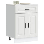 Kitchen Base Cabinet Porto White Engineered Wood