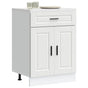Kitchen Base Cabinet Porto White Engineered Wood