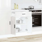 Kitchen Base Cabinet聽"Porto" High Gloss White Engineered Wood