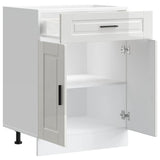 Kitchen Base Cabinet聽"Porto" High Gloss White Engineered Wood