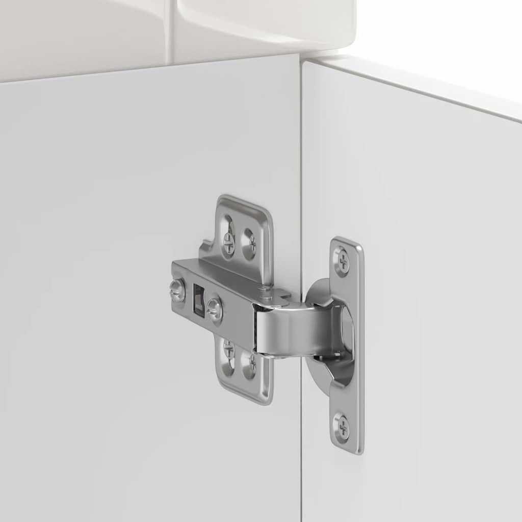 Kitchen Base Cabinet聽"Porto" High Gloss White Engineered Wood