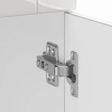 Kitchen Base Cabinet聽"Porto" High Gloss White Engineered Wood
