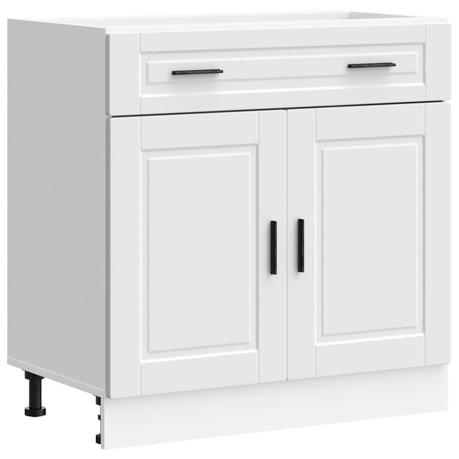 Kitchen Base Cabinet Porto White Engineered Wood