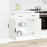 Kitchen Base Cabinet?Porto White Engineered Wood