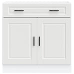 Kitchen Base Cabinet Porto White Engineered Wood