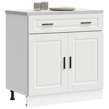 Kitchen Base Cabinet?Porto White Engineered Wood