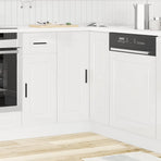 Kitchen Corner Base Cabinet "Porto" High Gloss White