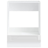 Oven Cabinet?"Porto" High Gloss White Engineered Wood