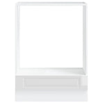 Oven Cabinet "Porto" High Gloss White Engineered Wood