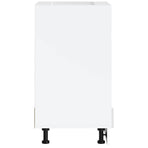 Oven Cabinet "Porto" High Gloss White Engineered Wood