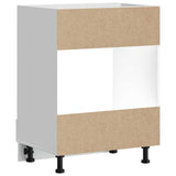 Oven Cabinet?"Porto" High Gloss White Engineered Wood