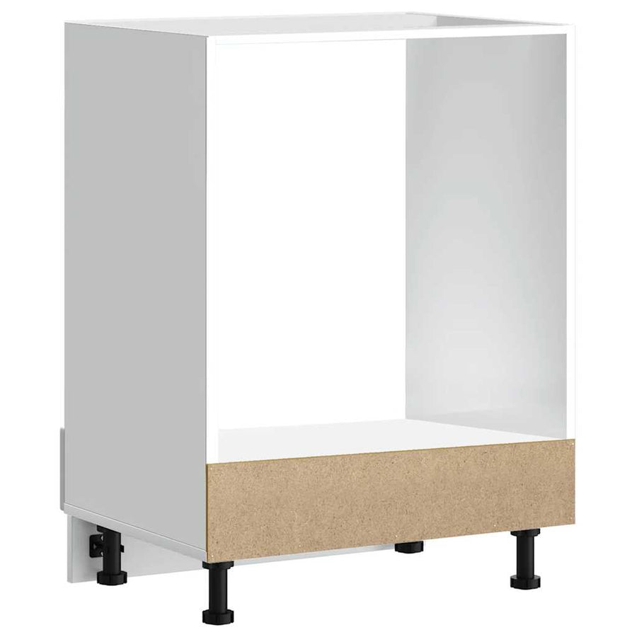 Oven Cabinet "Porto" High Gloss White Engineered Wood