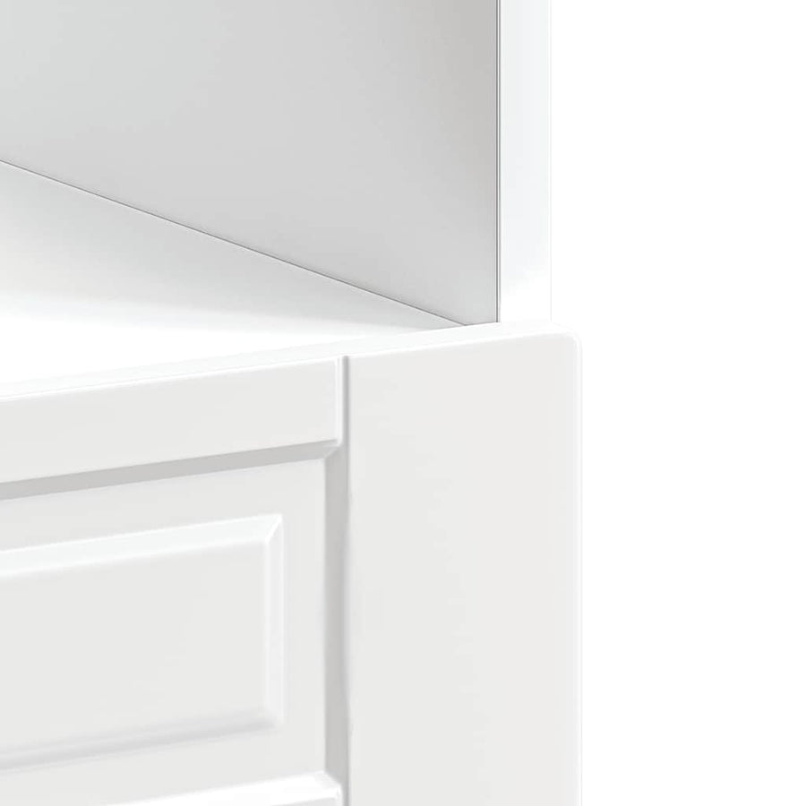 Oven Cabinet "Porto" High Gloss White Engineered Wood
