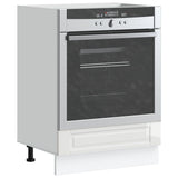 Oven Cabinet?"Porto" High Gloss White Engineered Wood