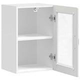 Kitchen Wall Cabinet with Glass Door Porto White