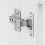 Kitchen Wall Cabinet with Glass Door Porto White - Extra Image