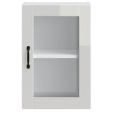 Kitchen Wall Cabinet with Glass Door?"Porto" High Gloss White