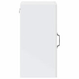 Kitchen Wall Cabinet with Glass Door?"Porto" High Gloss White