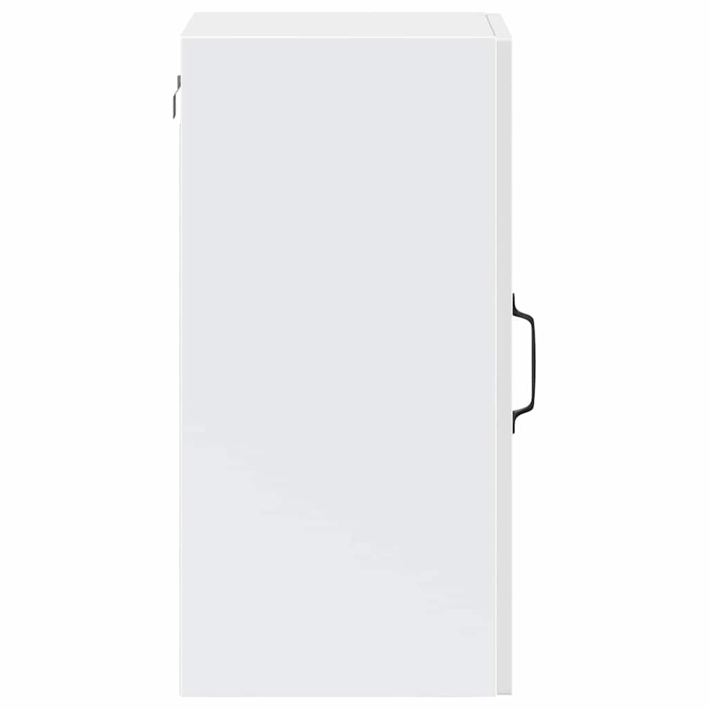 Kitchen Wall Cabinet with Glass Door "Porto" High Gloss White