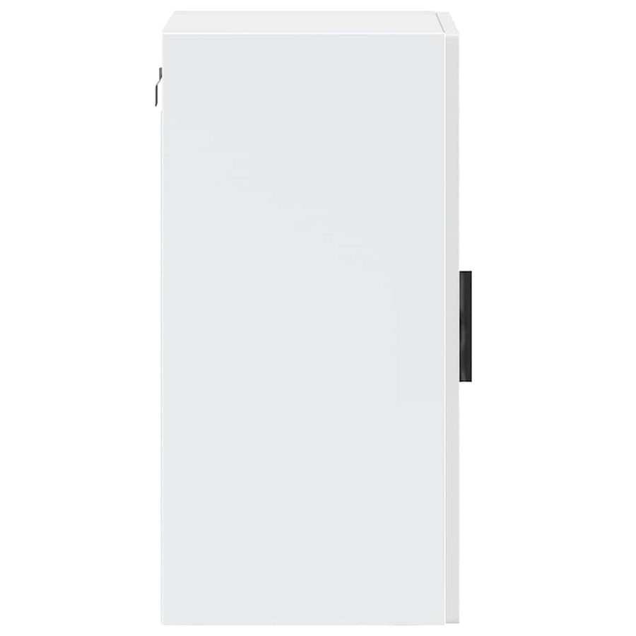 Kitchen Wall Cabinet with Glass Door "Porto" High Gloss White