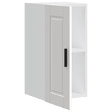 Kitchen Wall Cabinet Porto White Engineered Wood - Low Angle