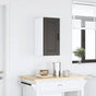 Kitchen Wall Cabinet "Porto" Black Engineered Wood