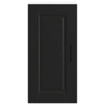 Kitchen Wall Cabinet "Porto" Black Engineered Wood