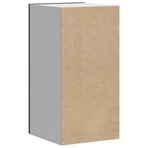 Kitchen Wall Cabinet "Porto" Black Engineered Wood