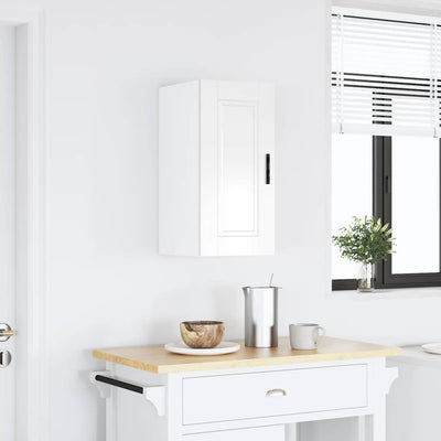 Kitchen Wall Cabinet "Porto" High Gloss White Engineered Wood