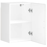 Kitchen Wall Cabinet Porto White Engineered Wood - Rear View