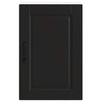 Kitchen Wall Cabinet "Porto" Black Engineered Wood