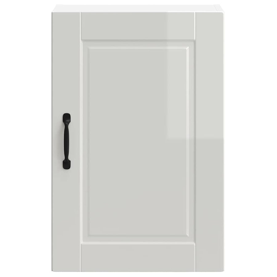 Kitchen Wall Cabinet "Porto" High Gloss White Engineered Wood