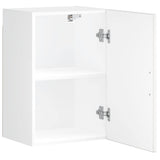 Kitchen Wall Cabinet?"Porto" High Gloss White Engineered Wood
