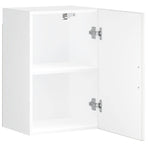 Kitchen Wall Cabinet "Porto" High Gloss White Engineered Wood