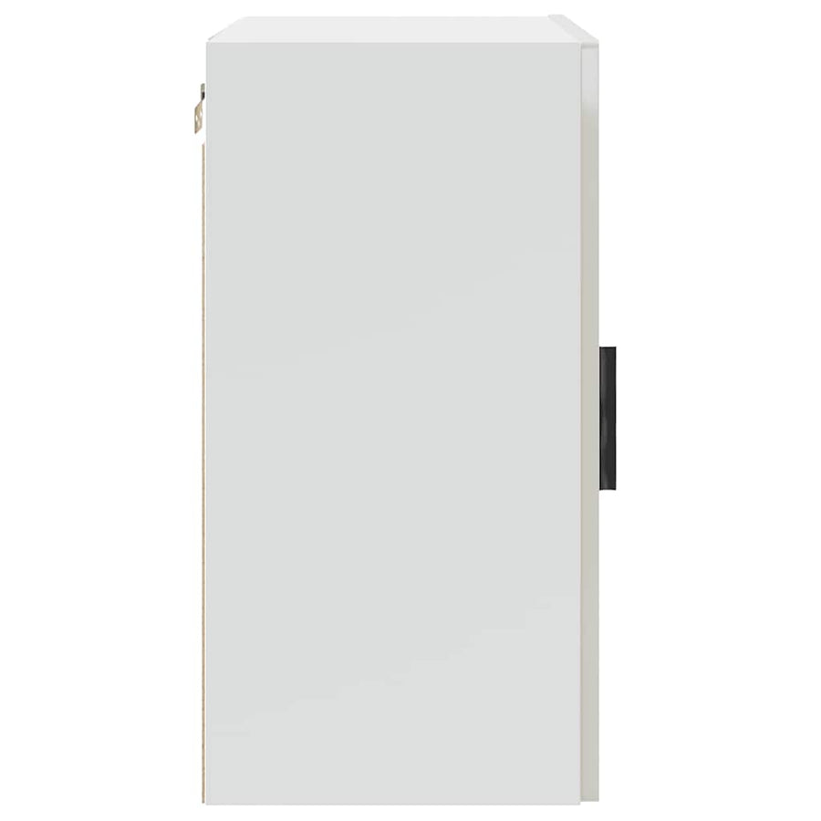 Kitchen Wall Cabinet "Porto" High Gloss White Engineered Wood