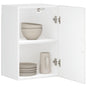 Kitchen Wall Cabinet "Porto" High Gloss White Engineered Wood