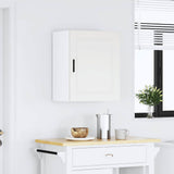 Kitchen Wall Cabinet Porto White Engineered Wood - Side View