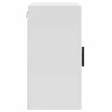 Kitchen Wall Cabinet Porto White Engineered Wood - Close-Up Angle