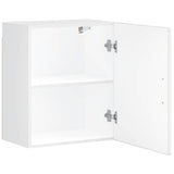 Kitchen Wall Cabinets 2 pcs Porto White Engineered Wood