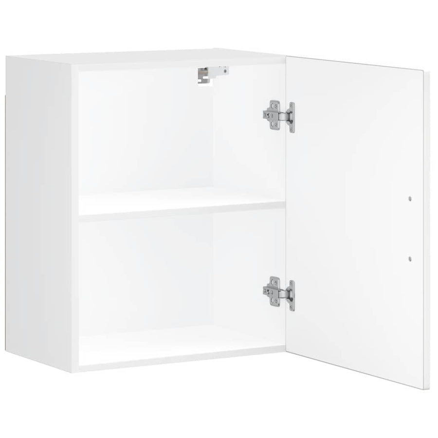 Kitchen Wall Cabinets 2 pcs Porto White Engineered Wood
