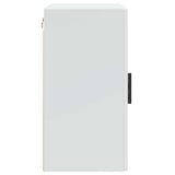 Kitchen Wall Cabinets 2 pcs Porto White Engineered Wood - Close-Up Angle