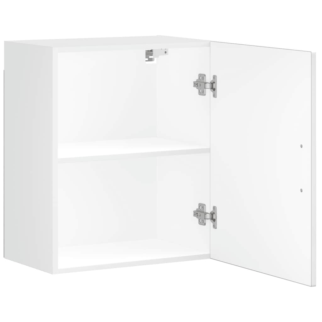 Kitchen Wall Cabinet?"Porto" High Gloss White Engineered Wood