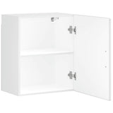 Kitchen Wall Cabinet?"Porto" High Gloss White Engineered Wood