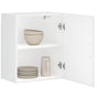 Kitchen Wall Cabinet "Porto" High Gloss White Engineered Wood